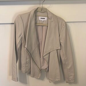 BB Dakota leather jacket, Cream, Small
